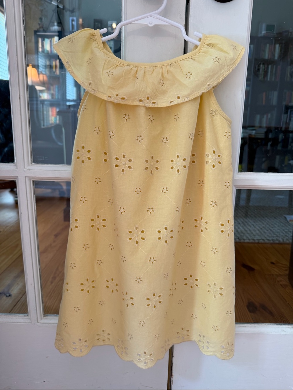 Gap Little Girls Eyelet Sundress in Butter Yellow